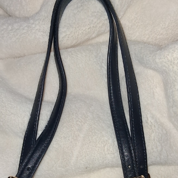 Michael Kors Navy and White Monogram Tote - Picture 3 of 7